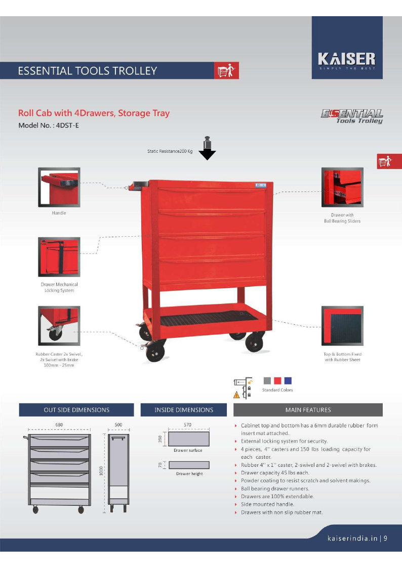 Essentials Tools Trolley in Chennai-6